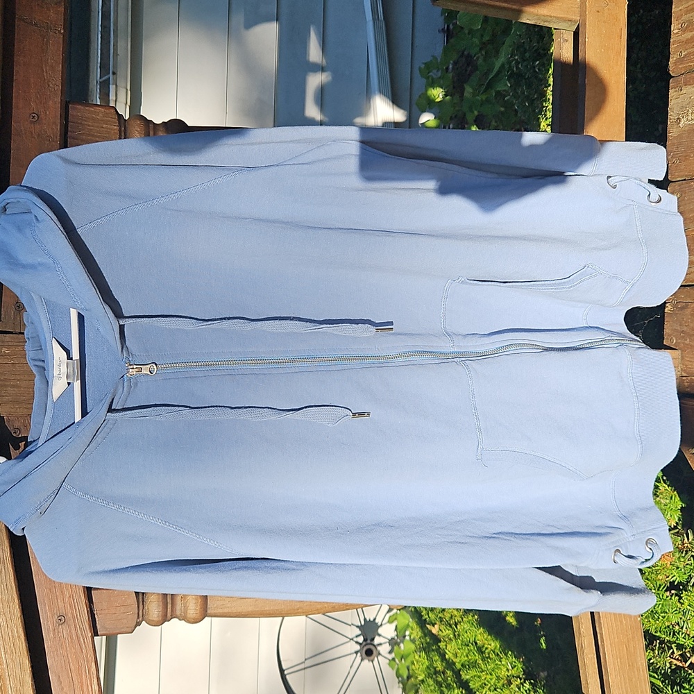 Cj Banks Zip up Blue Hoodie 1X